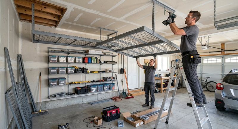 Ceiling Rack Installation in Fairfax County, VA