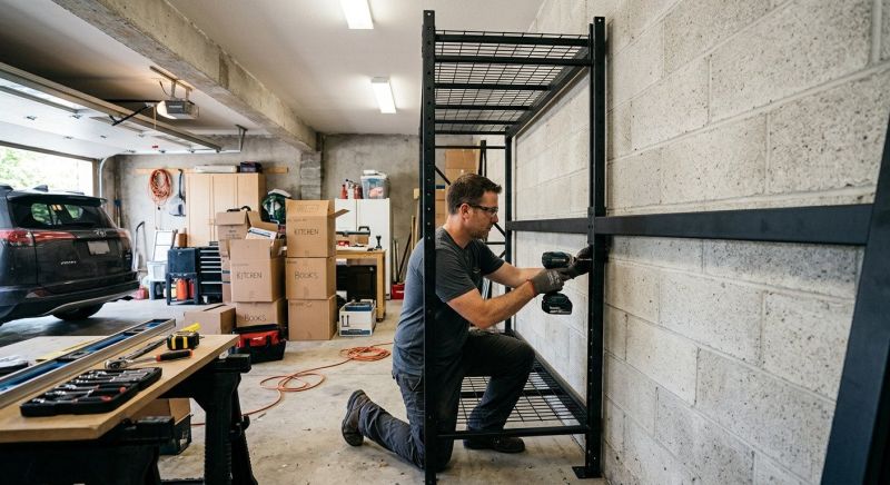 Garage Tool Rack Installation in Rockville, MD