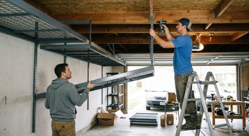 Garage Tool Rack Installation in Bethesda, MD