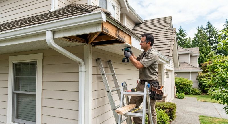 Soffit Damage Repair in Conroe, TX
